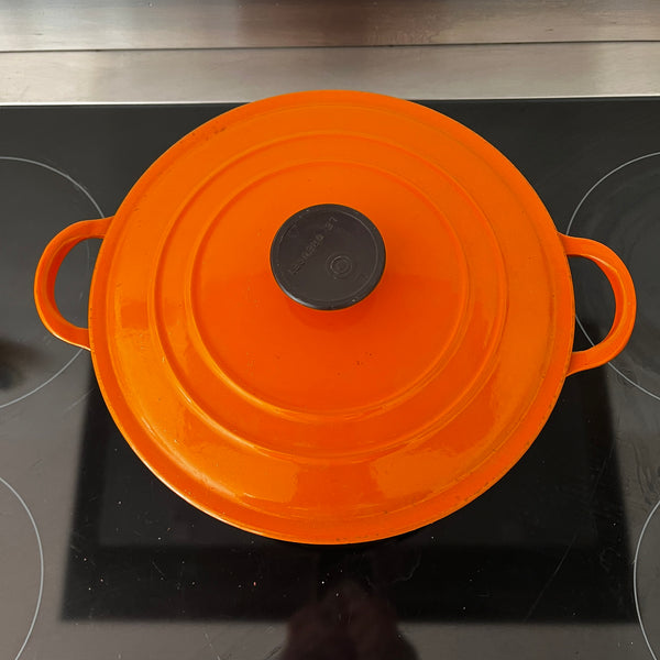Le Creuset braadpan 24 cm oranje