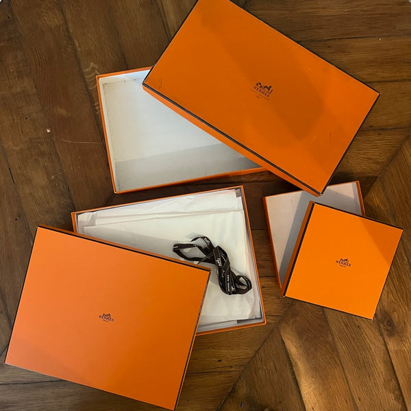 Set van drie Hermes dozen
