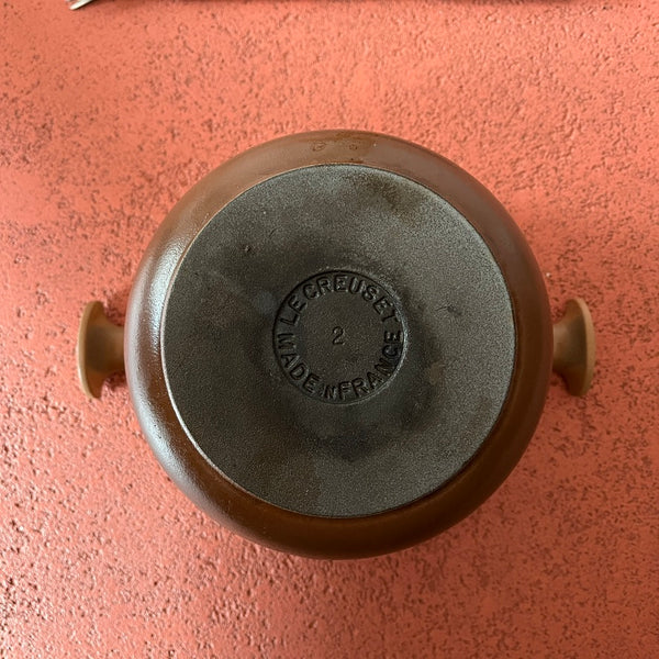 Le Creuset fondueset inclusief Creuset vorken Enzo Mari