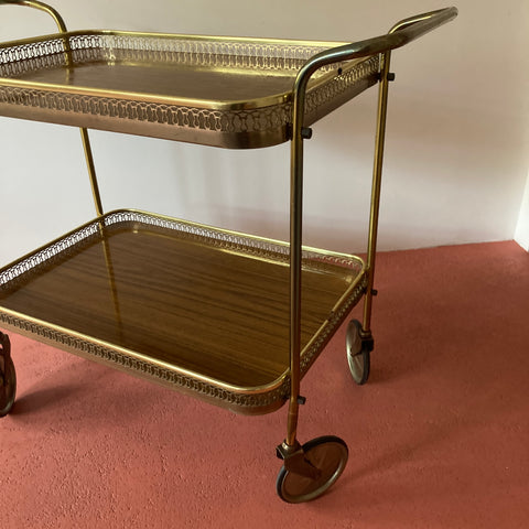 Vintage bar trolley